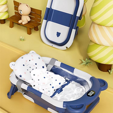 Load image into Gallery viewer, Foldable Silicone Baby Bathtub with Real-Time Temperature Sensor