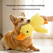 Load image into Gallery viewer, Durable Plush Duck Toy for Dogs - Bite-Resistant with Soothing Sounds