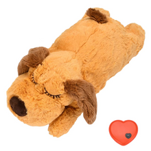 Load image into Gallery viewer, Plush Heartbeat Puppy Snuggle Toy with Soothing Heartbeat