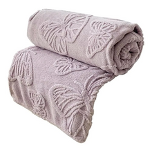 Load image into Gallery viewer, Double Sided Cooling Blanket with Breathable Cold Effect and 3D Butterfly Jacquard Design