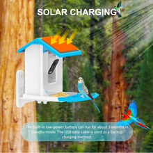 Load image into Gallery viewer, Solar-Powered Smart Bird Feeder with HD AI Camera