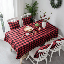 Load image into Gallery viewer, Classic Checkered Tablecloth for Kitchen, Weddings, Holidays, and Outdoor Picnics