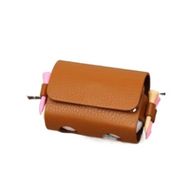 Load image into Gallery viewer, PU Leather Golf Ball Waist Pouch Outdoor Storage Case with Clip