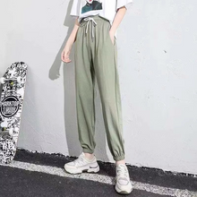 Load image into Gallery viewer, Women's Fleece Lined Joggers with High Waist and Adjustable Drawstring