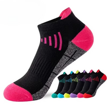 Load image into Gallery viewer, 6 Pairs Low Cut Breathable Sports Socks for Men and Women – Sweat Absorbing Odor Resistant Thin Running Socks for Gym and Everyday Wear