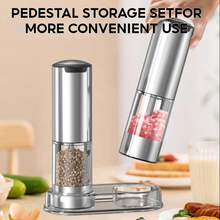 Load image into Gallery viewer, Electric Salt and Pepper Grinder Set with Adjustable Coarseness and LED Light