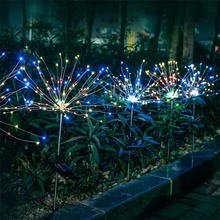 Load image into Gallery viewer, Enchanting Solar LED Fireworks Garden Light - 90/150 LED Waterproof Outdoor String Lamp