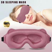 Load image into Gallery viewer, 3D Contoured Sleep Mask for Total Light Blocking and Deep Rest