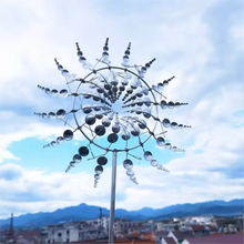 Load image into Gallery viewer, Enchanting Solar-Powered 3D Kinetic Wind Sculpture for Gardens