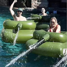 Load image into Gallery viewer, Ultimate Water Battle Inflatable Float with Integrated Water Gun