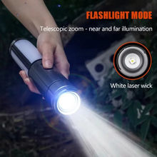 Load image into Gallery viewer, Rechargeable 2-in-1 Telescoping Camping Lantern & Flashlight with Hook