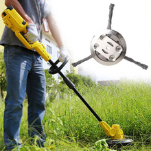 Load image into Gallery viewer, Universal Steel Wire Weed Trimmer Head – Heavy-Duty Stainless Brush Attachment for Grass, Moss & Rust Removal