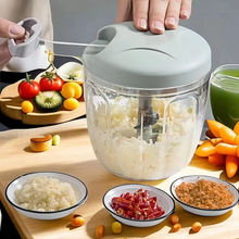 Load image into Gallery viewer, Home Kitchen Manual Grinder - Multifunctional Garlic, Ginger, Meat & Vegetable Mincer