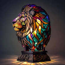Load image into Gallery viewer, Glass Lamp with Animal Patterns for Artistic Ambiance