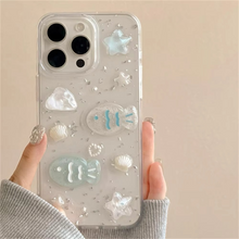 Load image into Gallery viewer, Korean 3D Cloud and Star Soft Shockproof Phone Case