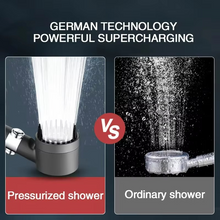 Load image into Gallery viewer, High Pressure 3-Mode Shower Head with Built-In Filter and Massage Brush