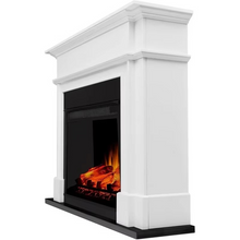 Load image into Gallery viewer, 55 Inch Electric Fireplace with Insert Heater and Realistic Flame Effect