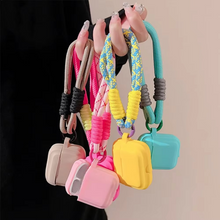 Load image into Gallery viewer, Soft Silicone Candy Color Earbud Case with Lanyard