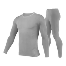 Load image into Gallery viewer, Men's Fleece Lined Thermal Underwear Set Winter Base Layer Top and Bottom