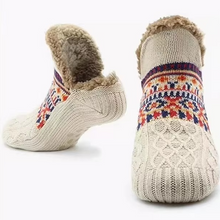 Load image into Gallery viewer, Ultra Cozy Non Slip Fleece Lined Winter Socks for Home and Sleep