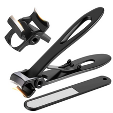 Load image into Gallery viewer, Extra Large Stainless Steel Nail Clippers for Thick and Tough Toenails, Heavy Duty Wide Jaw Clippers for Men and Seniors
