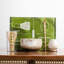 Load image into Gallery viewer, Traditional Bamboo Matcha Whisk Set with Ceramic Tea Bowl