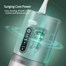 Load image into Gallery viewer, Portable Water Flosser USB Rechargeable Oral Irrigator 9.5oz Electric Tooth Cleaner with 3 Modes Waterproof