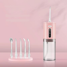 Load image into Gallery viewer, Portable Water Flosser USB Rechargeable Oral Irrigator 9.5oz Electric Tooth Cleaner with 3 Modes Waterproof