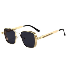 Load image into Gallery viewer, Retro Steampunk Metal Frame Sunglasses for Men