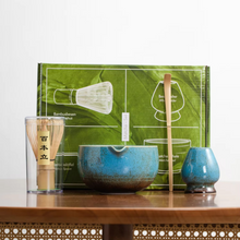 Load image into Gallery viewer, Traditional Bamboo Matcha Whisk Set with Ceramic Tea Bowl