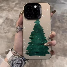 Load image into Gallery viewer, Festive Christmas Tree Autumn Laser Phone Case For iPhone