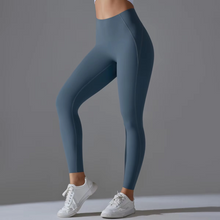 Load image into Gallery viewer, High Waist Yoga Leggings, Squat Proof Tummy Control Workout Pants for Gym, Running, and Cycling