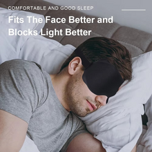 Load image into Gallery viewer, 3D Contoured Sleep Mask for Total Light Blocking and Deep Rest