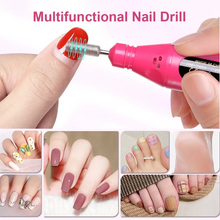 Load image into Gallery viewer, 6-in-1 Electric Nail Drill Kit with Portable Manicure and Polishing Tools