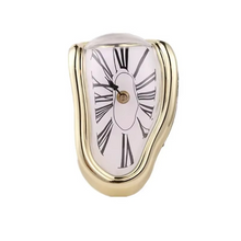Load image into Gallery viewer, Surreal Melting Wall Clock – Distorted Dali-Inspired Timepiece for Home & Garden