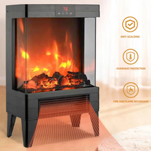 Load image into Gallery viewer, Household 3D Flame Electric Fireplace Heater for Indoor Use