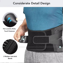 Load image into Gallery viewer, Adjustable Lower Back Support Belt, Breathable Lumbar Strap