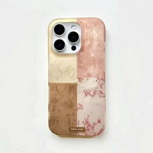 Load image into Gallery viewer, Vintage Orchid and Plum Blossom Print Silicone Phone Case