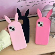 Load image into Gallery viewer, Cute 3D Bunny Ears Silicone Phone Case