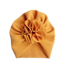 Load image into Gallery viewer, Soft Flower Turban Hat for Baby Girls