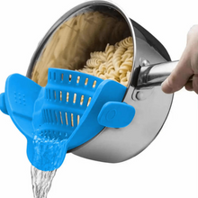 Load image into Gallery viewer, Adjustable Clip On Pot Strainer for Pots Pans and Bowls