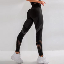 Load image into Gallery viewer, Seamless High Waisted Push Up Workout Leggings for Women