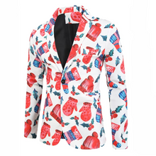 Load image into Gallery viewer, Men's Christmas Blazer Jacket for Holiday Parties and New Year Celebrations