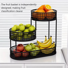 Load image into Gallery viewer, Stackable Multi‑Layer Fruit and Vegetable Tray for Kitchen and Dining Table