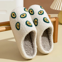 Load image into Gallery viewer, Cozy Fruit Cartoon Women’s Slippers - Warm Cotton Indoor Non‑Slip Comfort Shoes