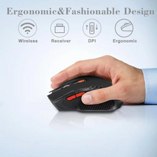 Load image into Gallery viewer, Precision 2.4G Wireless Optical Mouse with USB Receiver
