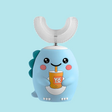 Load image into Gallery viewer, Kid-Friendly U-Shaped Sonic Electric Toothbrush with Blue Light Technology