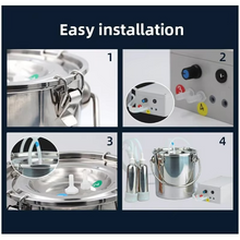 Load image into Gallery viewer, Electric Milking Machine with Vacuum Pump for Goats, Sheep, and Cows