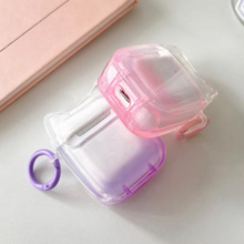 Load image into Gallery viewer, Gradient Candy Color Transparent Silicone Case for Wireless Earbuds