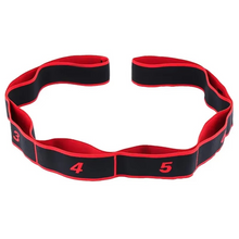 Load image into Gallery viewer, Yoga Stretch Strap with Loops for Pilates and Dance